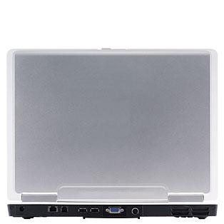 Laptop back view