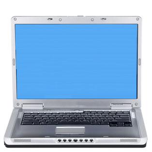 Laptop front view