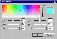 make karaoke cdg songs color picker